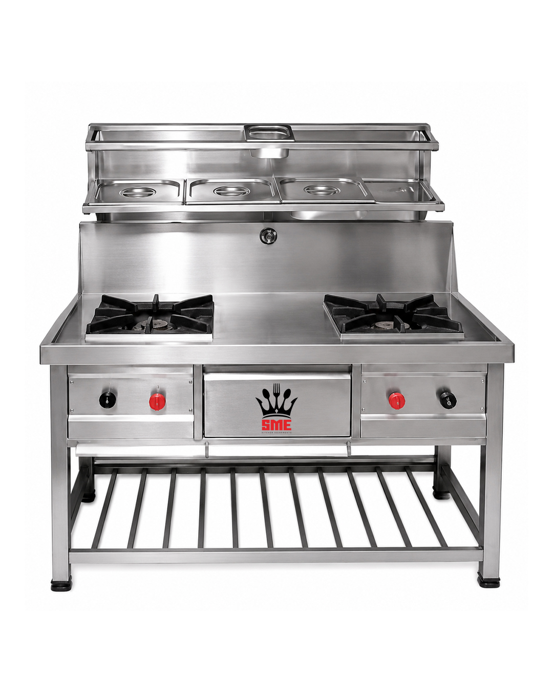 Gas Range With Gravy — Cooking Equipment, SME Kitchen Equipments