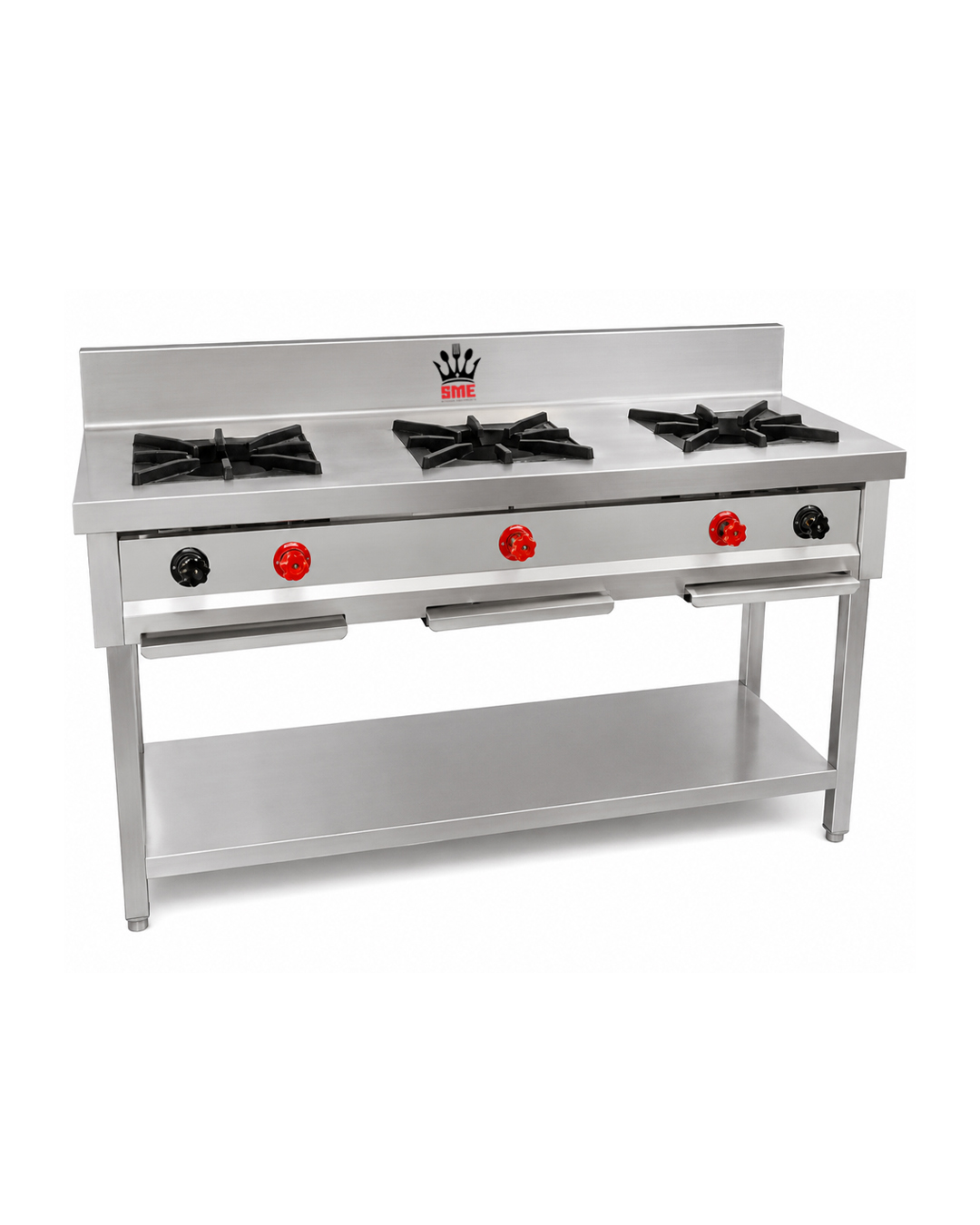 Three Burner Ranges — Cooking Equipment, SME Kitchen Equipments